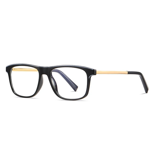 Retro Rectangle Spring Leg Glasses