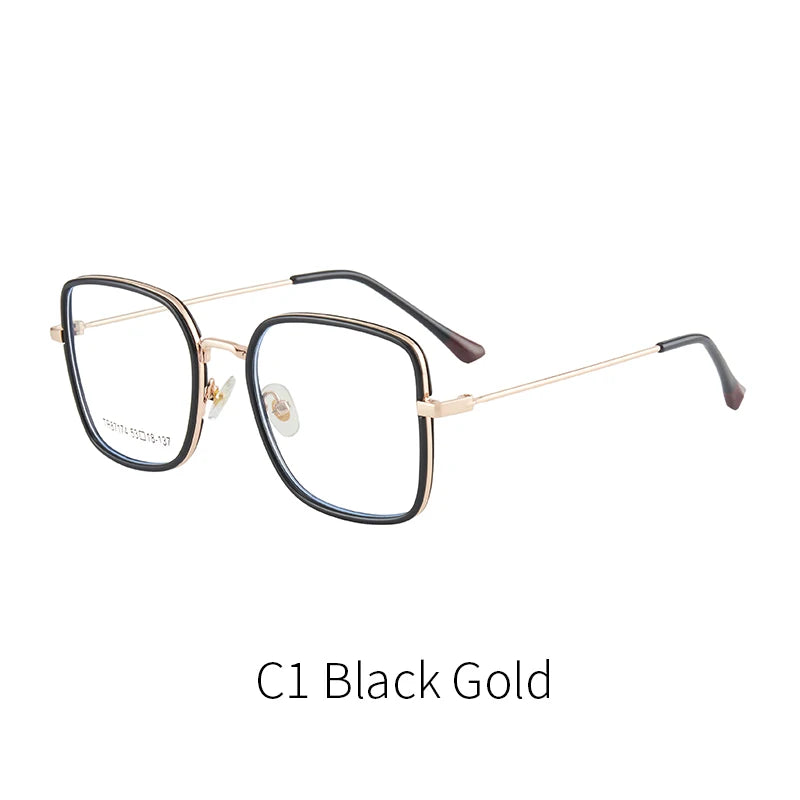 Polygon Progressive Photochromic Blue Light Glasses