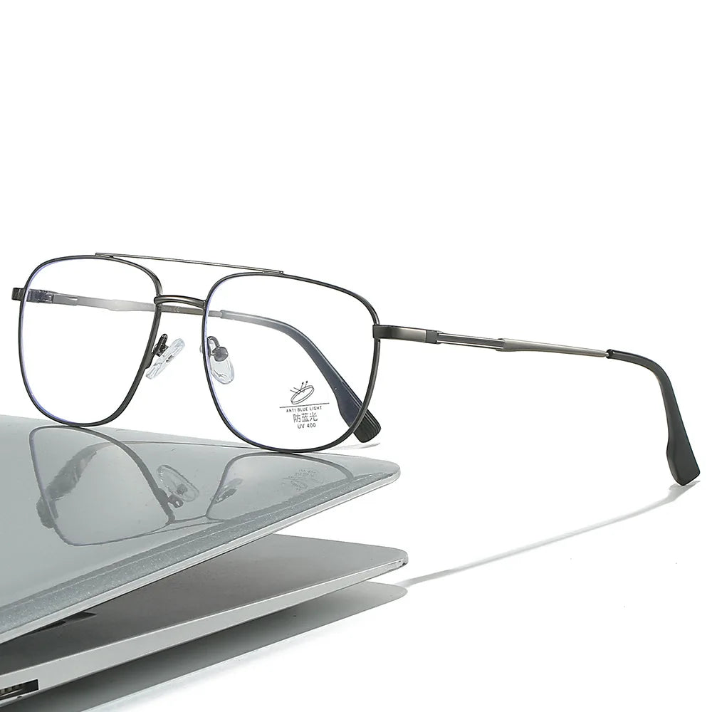 Double Bridge Aviator Progressive Glasses