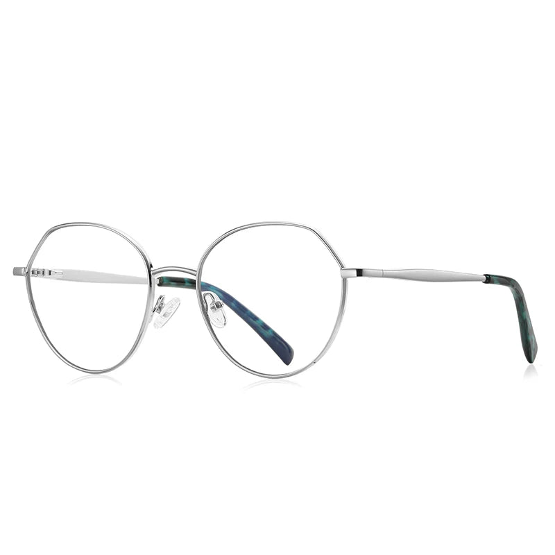Handmade Acetate Round Progressive Prescription Glasses