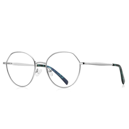 Handmade Acetate Round Progressive Prescription Glasses