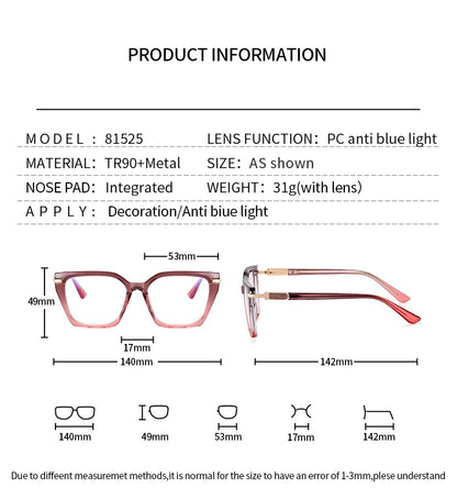 Lightweight Butterfly Progressive Photochromic Glasses