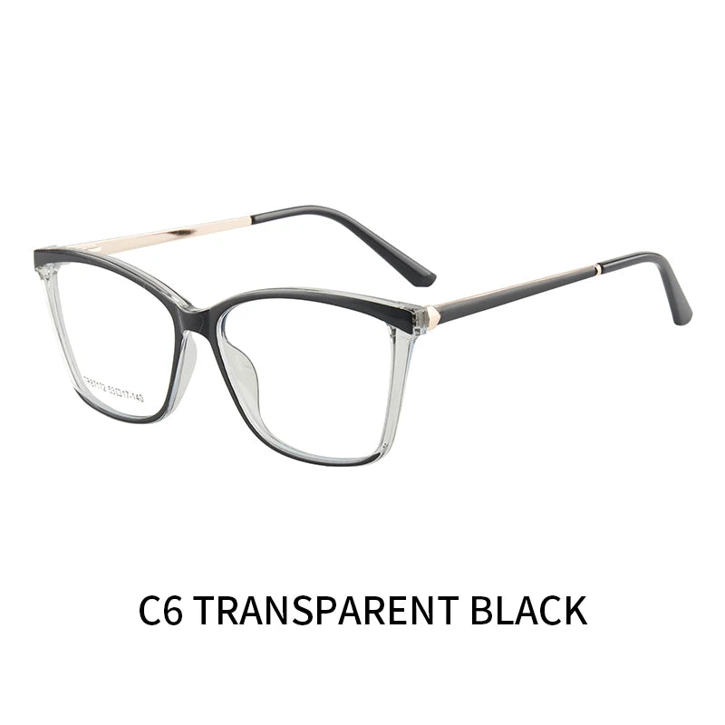 Acetate Butterfly Square Progressive Glasses