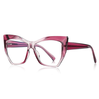 Handmade Cat Eye Photochromic Multifocal Glasses
