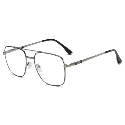 Metal Square Aviator Progressive Glasses